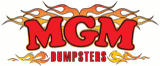 MGM Dumpsters logo