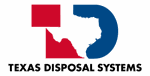 Texas Disposal Systems Administration Building logo