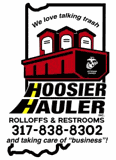 Hoosier Hauler Rolloffs & Restrooms logo