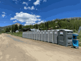 Aces High-Porta potty/dumpster rental service logo