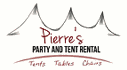 Pierre's Party and Tent Rental logo