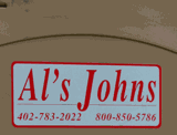 Al's Johns logo