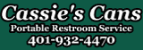 Cassie's Cans Portable Restroom Service logo