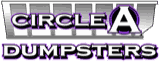 Circle A Dumpsters logo