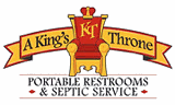 A King's Throne Portable Restrooms logo