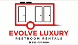 EVOLVE LUXURY RESTROOM RENTALS logo