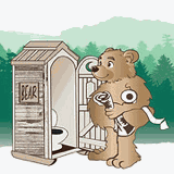 Bear Necessities Portable Restrooms logo