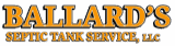Ballard's Septic Tank Services logo