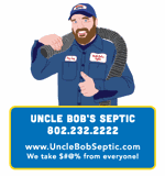 Uncle Bob's Septic Service logo