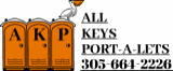 ALL KEYS PORT-A-LETS logo