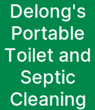 Delong's Portable Toilet Service logo