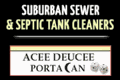 Suburban Sewer & Septic Tank Cleaners | Acee Deucee Porta Can logo