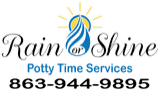 Rain or shine potty time services logo
